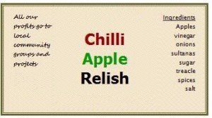 chilli apple relish