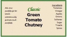 classic green tomato chutney