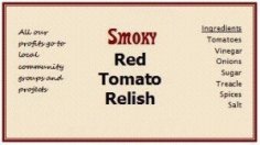 smoky red tomato relish